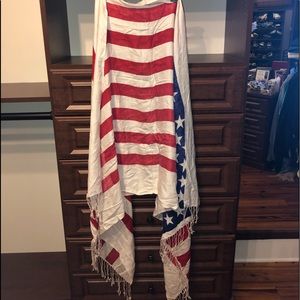 4th of July is almost here! American Flag Pashmina and Silk Wrap